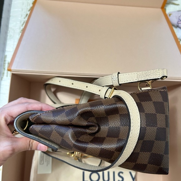 Louis vuitton CREAM DAMIER EBENE CLAPTON BACKPACK Prestine Consition - Picture 2 of 7